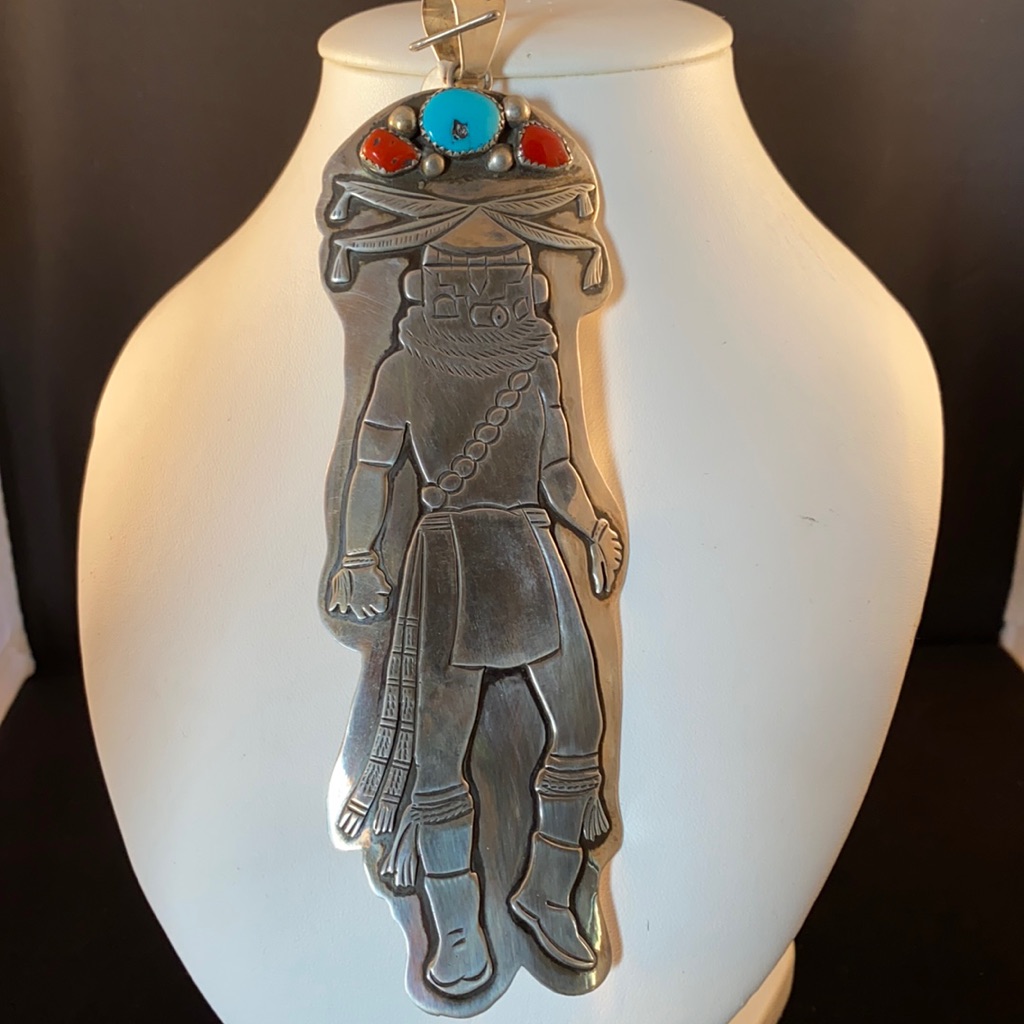 - Vintage 6 Navajo Kachina Pendant 2400$